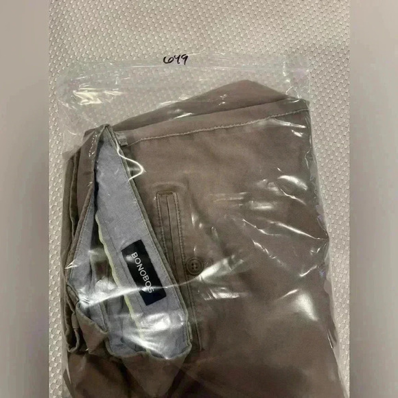 Bonobos Pants Mens 33x30 Chino Slacks Regular Straight Khaki Twill - Picture 5 of 5